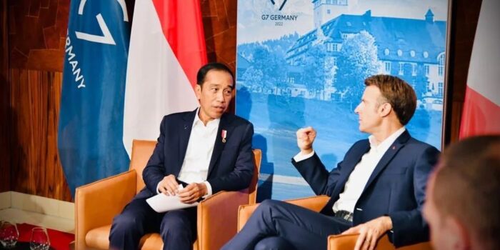 Pertemuan Presiden Jokowi dengan Presiden Macron Bahas Situasi Ukraina