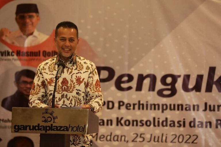 Pengukuhan PJS Sumut di Hadiri Wagubsu Musa Rajekshah 