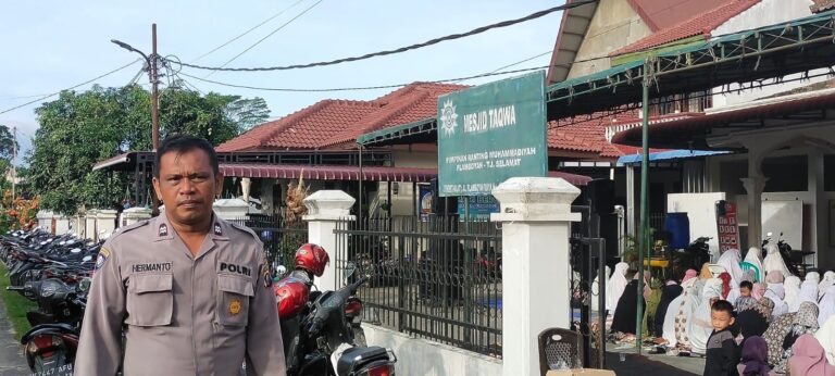 Polsek Medan Tuntungan Laksanakan Pengamanan Ibadah Sholat Idul Adha 1443 H