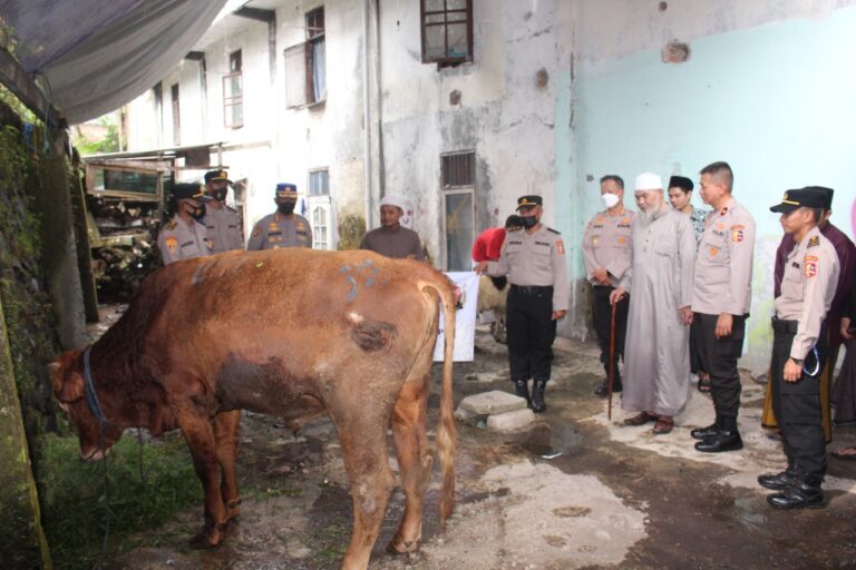 Setukpa Lemdiklat Polri Salurkan Hewan Qurban Kebeberapa Yayasan dan Pesantren