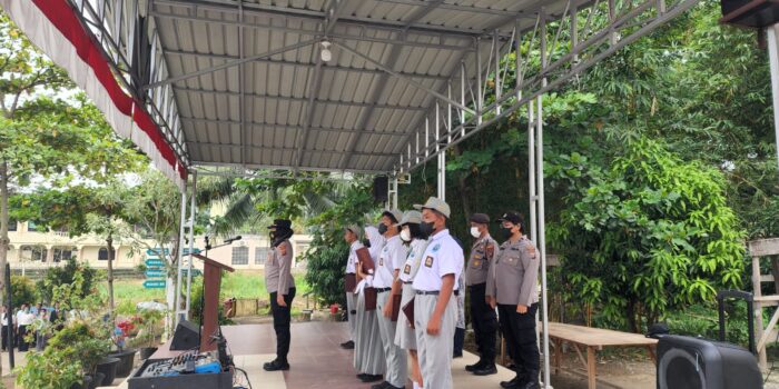 Police Go To School, Polsek Medan Tuntungan Sampaikan Pesan Kamtibmas di Sekolah