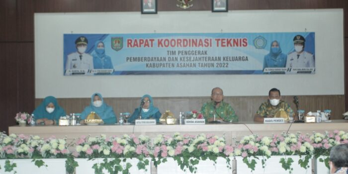 Sekretaris Daerah Kabupaten Asahan Buka Rakornis TP PKK Kabupaten Asahan