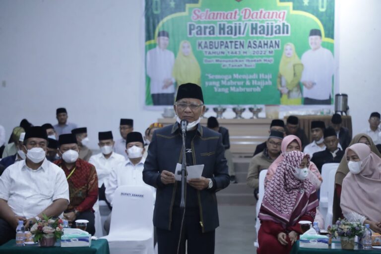 Sambut Kepulangan Jamaah Haji Kabupaten Asahan, Ini Pesan Bupati Asahan