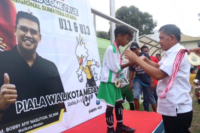 Festival Sepakbola Anak Usia Dini Piala Walikota Medan Resmi Ditutup