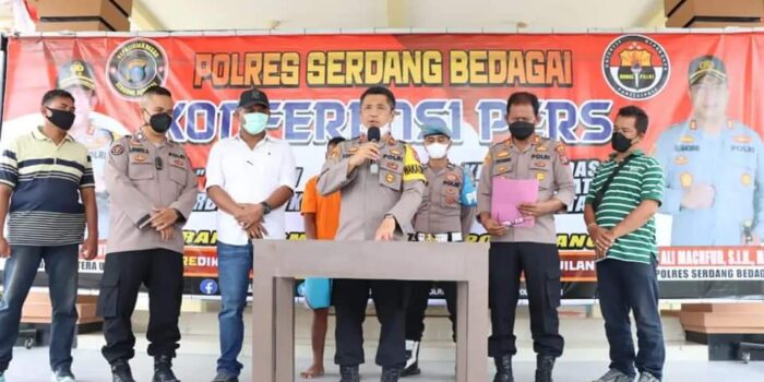 Maling Motor, Pria Pematang Kuala Diringkus Polsek Tanjung Beringin 