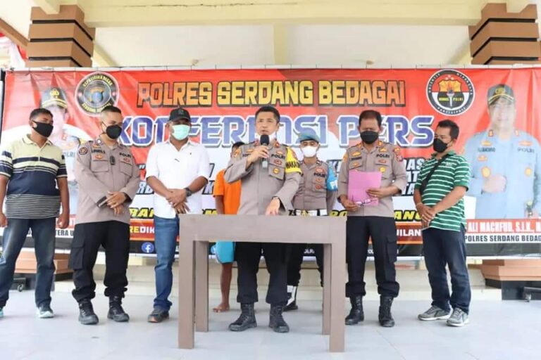 Maling Motor, Pria Pematang Kuala Diringkus Polsek Tanjung Beringin 