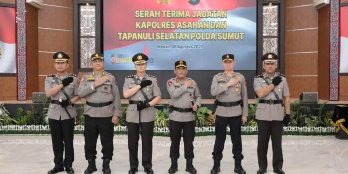 Sertijab 2 Kapolres, Kapolda Sumut Targetkan 1 Kecamatan 1 Polsek