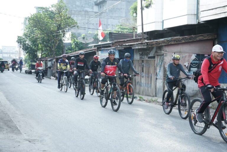 Bupati Asahan Gowes Lebih Kurang 23 Km