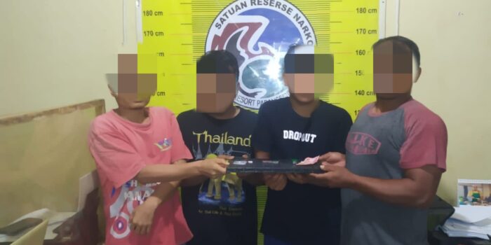 Main-main dengan Narkoba, 4 Sekawan Kaget Pesta Sabunya Digrebek Polres Padangsidimpuan