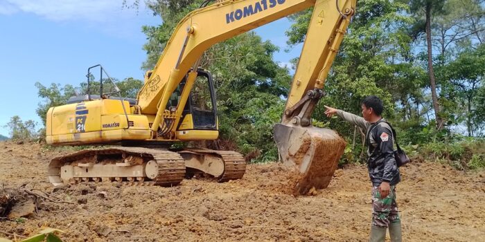 Pengabdian Terbaik , Satgas TMMD Kodim 0211/TT Terus Gass Pembukaan Jalan