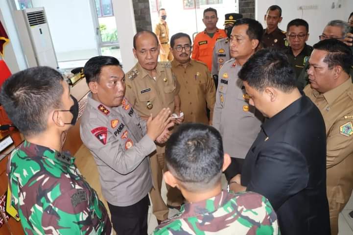 Cegah Karhutla terulang di Samosir, Kapolda Sumut Pimpin Rakor Operasi Kontijensi Aman Nusa II Toba 2022