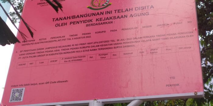 Aset Milik Tersangka SD Kasus Korupsi 78 Triliun Disita Kejaksaan Agung di 3 Propinsi 