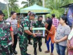 Sambut HUT TNI ke 77, Danrem 023/KS Kolonel Inf Dody Triwinarto Bagikan Bansos Ke Pulau