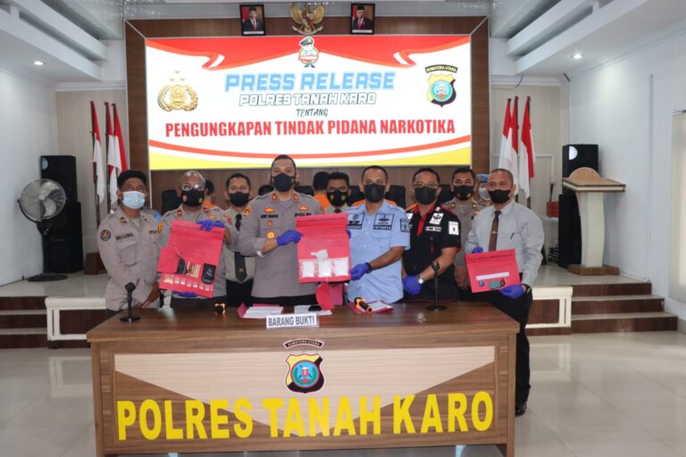 Polres Tanah Karo Ungkap Kasus Narkotika di Rutan Kelas II B Kabanjahe