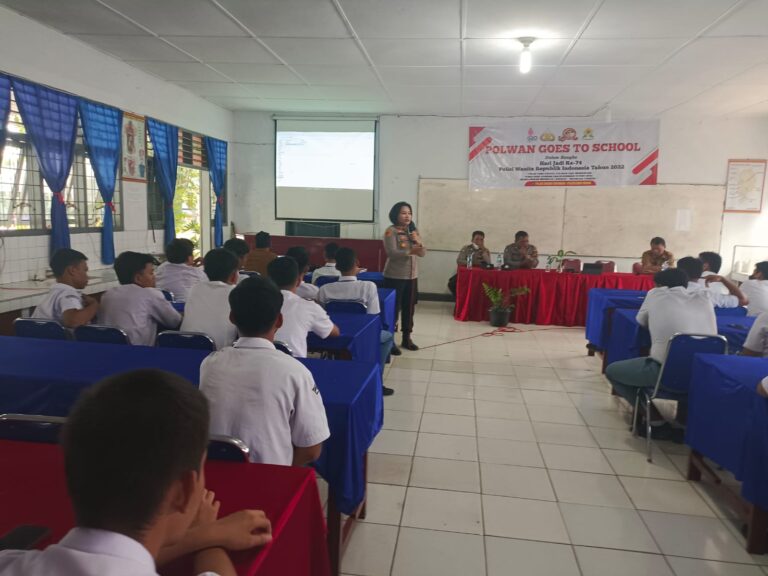 Police Goes To School, Cara Polsek Tuntungan Cegah Kenakalan Remaja