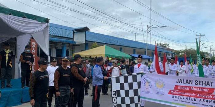 Camat Kistim Ikuti Gerak Jalan Sehat PD Muhammadiyah