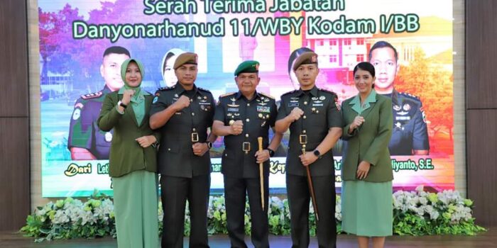 Pangdam I/BB Pimpin Sertijab dan Tradisi Korps Pelepasan 3 Pamen