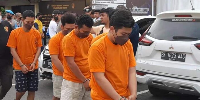 Ini dia Lima Orang Tersangka Kasus Tawuran Menewaskan Pelajar di Medan