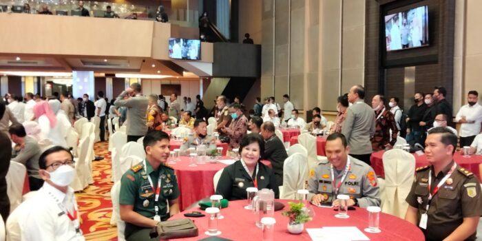 Forkopimda Kabupaten Karo Hadiri Rapat Koordinasi Evaluasi Penyerapan Anggaran di Grand City Hall Medan   