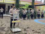 Kapolres Tanah Karo AKBP Ronny Nicolas Sidabutar , Pimpin Apel Gabungan Sinergitas TNI-Polri