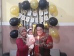 Momen Bahagia Ulang Tahun Alisha Zhafra Medina Hasibuan Ke-1 Putri Sulung Juara Dunia di Hari Guru Nasional 2022