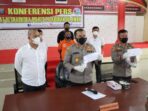 Kapolres Pelabuhan Belawan AKBP Faisal Rahmat HS Pimpin Konferensi Pers Kasus Narkoba