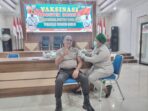 Personel Tanah Karo Gelar Vaksin Booster kedua dan Edukasi Kesehatan.