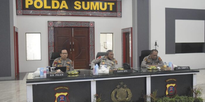 Mantapkan Operasi Lilin 2022 Polda Sumut Gelar Rapat Teknis Lintas Sektoral