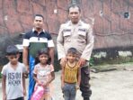 Polsek Medan Tuntungan Sambang Warga Pengungsi Imigran