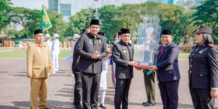 Kecamatan Medan Tuntungan Juara 1 Terbaik Tingkat Sumut, Koramil 020107/MT dan Polsek Tuntungan Dapat Penghargaan