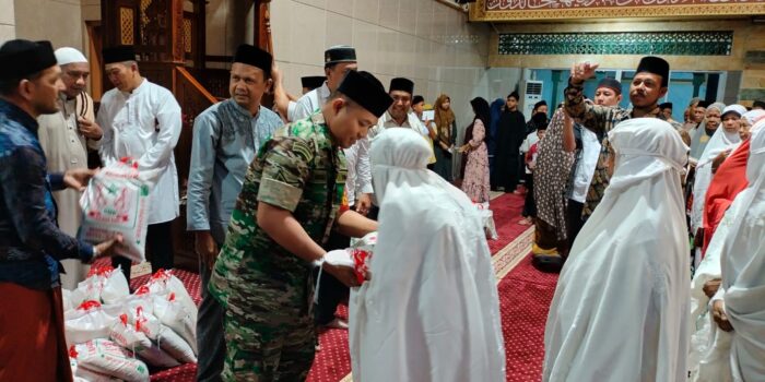 Bersama Jajaran Muspika, Koramil 22/Lgsb Gelar Safari Subuh di Masjid Rahmah Langsa Baro