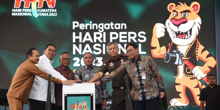 Kajati Sumut Idianto Hadiri Pembukaan Pameran Hari Pers Nasional 2023