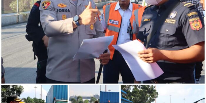 Kapolres Pelabuhan Belawan Turun Langsung Lakukan Pengamanan Dan Pengawalan Logistik F1H2O