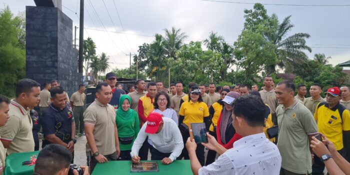 Kapolsek Medan Tuntungan Memenuhi Undangan Arhanud-2/SSM