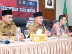 Pemkot Tanjungbalai Sosialisasi Pemanfaatan Sertifikat Elektronik