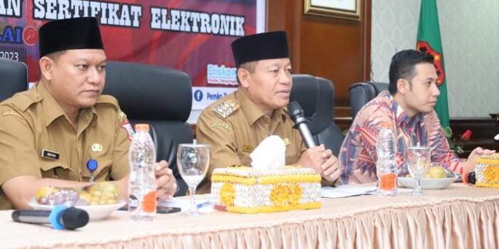 Pemkot Tanjungbalai Sosialisasi Pemanfaatan Sertifikat Elektronik