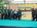 Ditandai Dengan Pemukulan Gong Pameran Hari Jadi ke-77 Kabupaten Asahan Sah Di Buka Gubsu Edy Rahmayadi