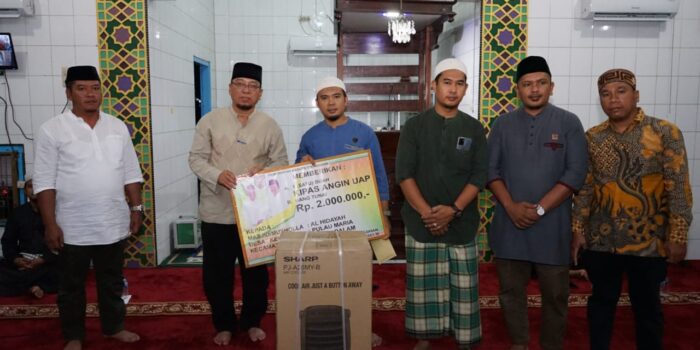 Sekdakab Asahan Kunjungi Masjid Al-Hidayah Desa Pulau Maria Kecamatan Teluk Dalam