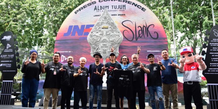 JNE Dukung Tur Konser Slank di 7 Kota untuk Perayaan Ulang Tahun Album “Tujuh” yang Legendaris