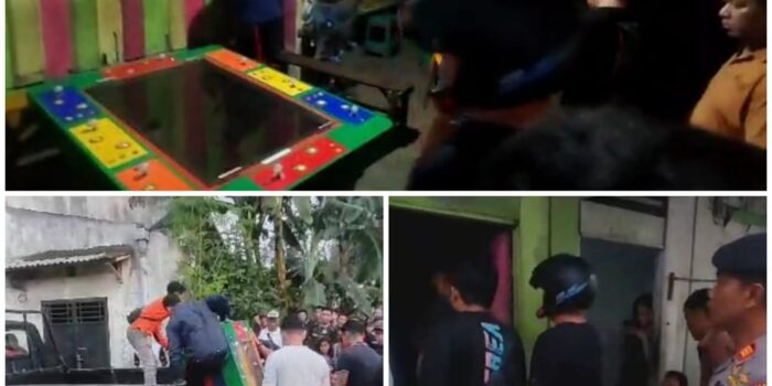 Tim Naga Perak Polres Pelabuhan Belawan Grebek Lokasi Permainan Judi di Mabar