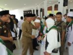 Bupati dan Forkopimda Kabupaten Asahan Lepas Jamaah Calon Haji Tahap ke-II