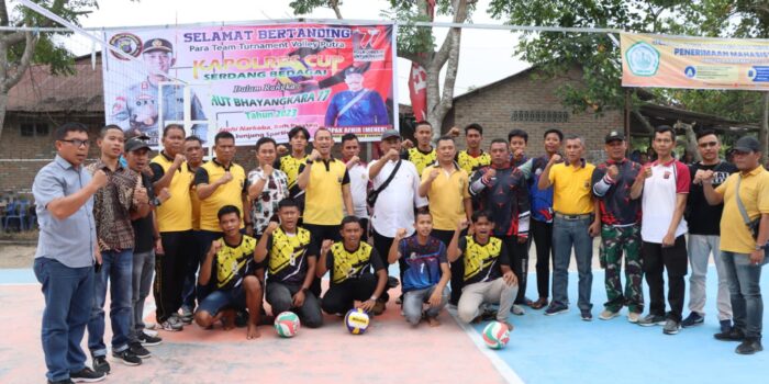 Meriahkan HUT Bhayangkara ke.77 Kapolres Sergai Gelar Turnamen Bola Volly