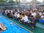 Lapas Tebing Tinggi Kelas IIB Tebing Tinggi Laksanakan Sholat Idul Adha Berjamaah