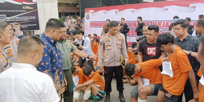 Masyarakat Medan Bernapas Lega: 140 Tersangka Kejahatan Jalanan Dibekuk Polrestabes