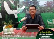 Kepala BPS Sumut : Inflasi di lima Kota Tercatat Sebesar 0,31 Persen Lebih Tinggi Dari Nasional