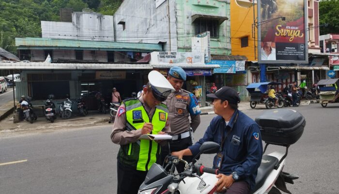 Operasi Patuh Toba 2023 Polres Sibolga Dimulai, 23 Pelanggar Diciduk