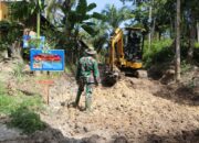 Kerahkan Alat Berat, Satgas TMMD 117 Kodim Aceh Timur Percepat Pengerjaan Jalan Baru