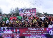 Barusta FC Juarai Turnamen Sepak Bola Piala Forkopimda Cup U-23 Sergai 2023