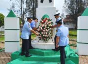 Ingat “Jas Merah”, Jajaran Rutan Kabanjahe Kanwil Kemenkumham Sumut Ziarah dan Tabur Bunga