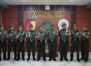 Danrem 081/DSJ Pimpin Acara Korps Raport Dan Tradisi Warga Baru